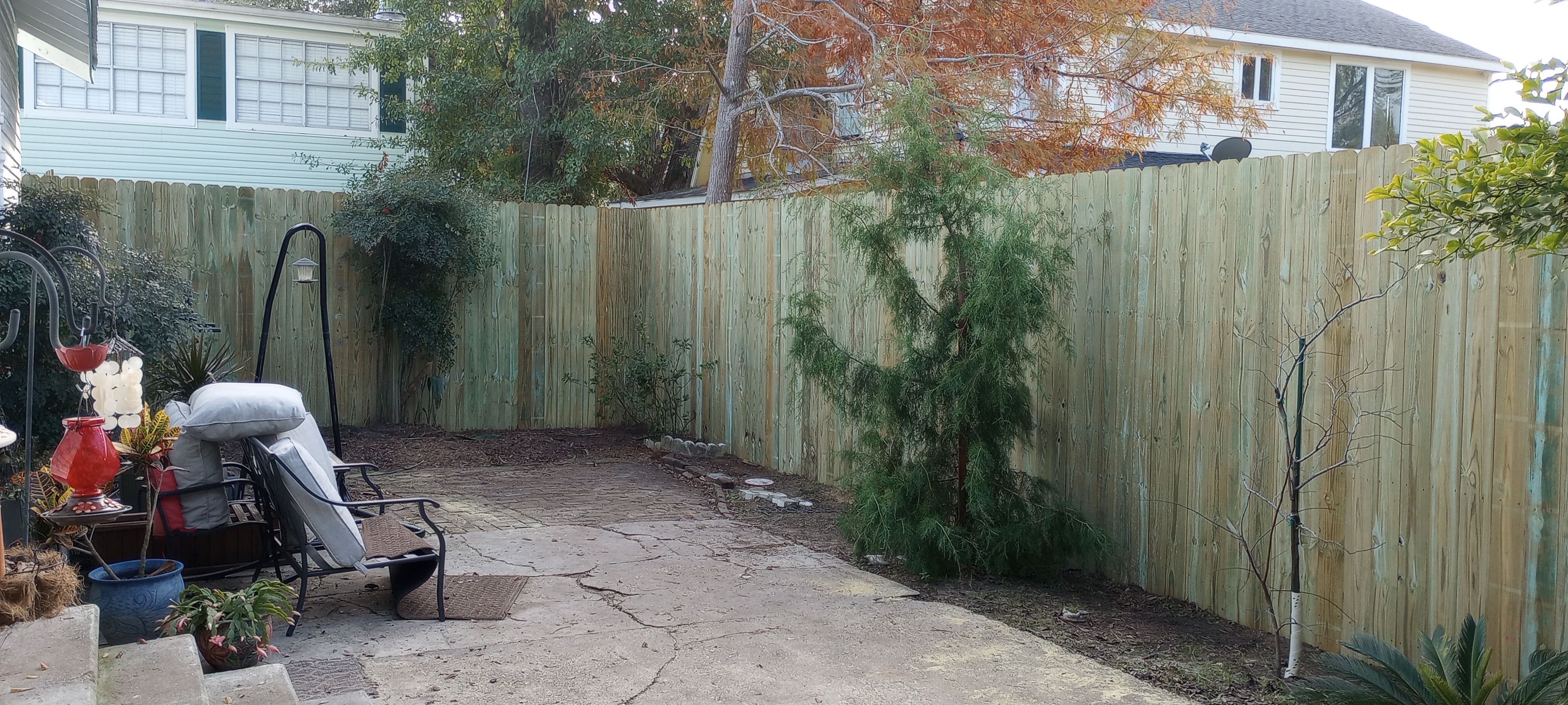 8-Foot Pine Fence Installation in Bay St. Louis, MS